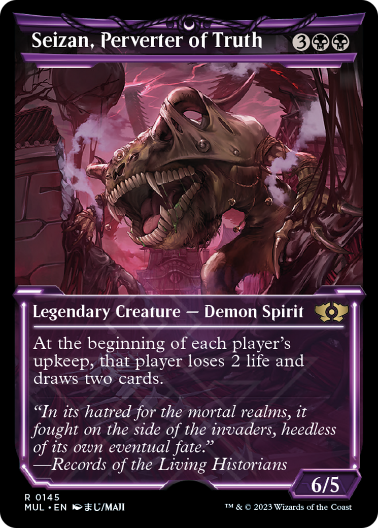 Seizan, Perverter of Truth (Halo Foil) [Multiverse Legends] | Fandemonia Ltd