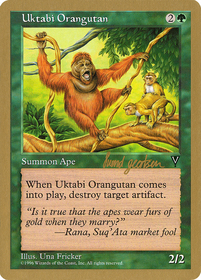 Uktabi Orangutan (Svend Geertsen) (SB) [World Championship Decks 1997] | Fandemonia Ltd