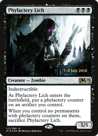 Phylactery Lich [Core Set 2019 Promos] | Fandemonia Ltd