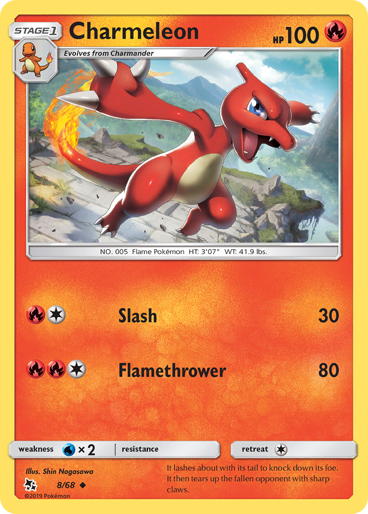 Charmeleon (8/68) [Sun & Moon: Hidden Fates] | Fandemonia Ltd