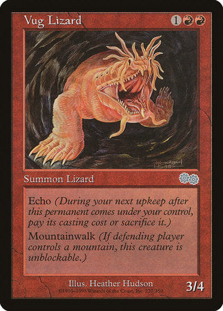 Vug Lizard [Urza's Saga] | Fandemonia Ltd