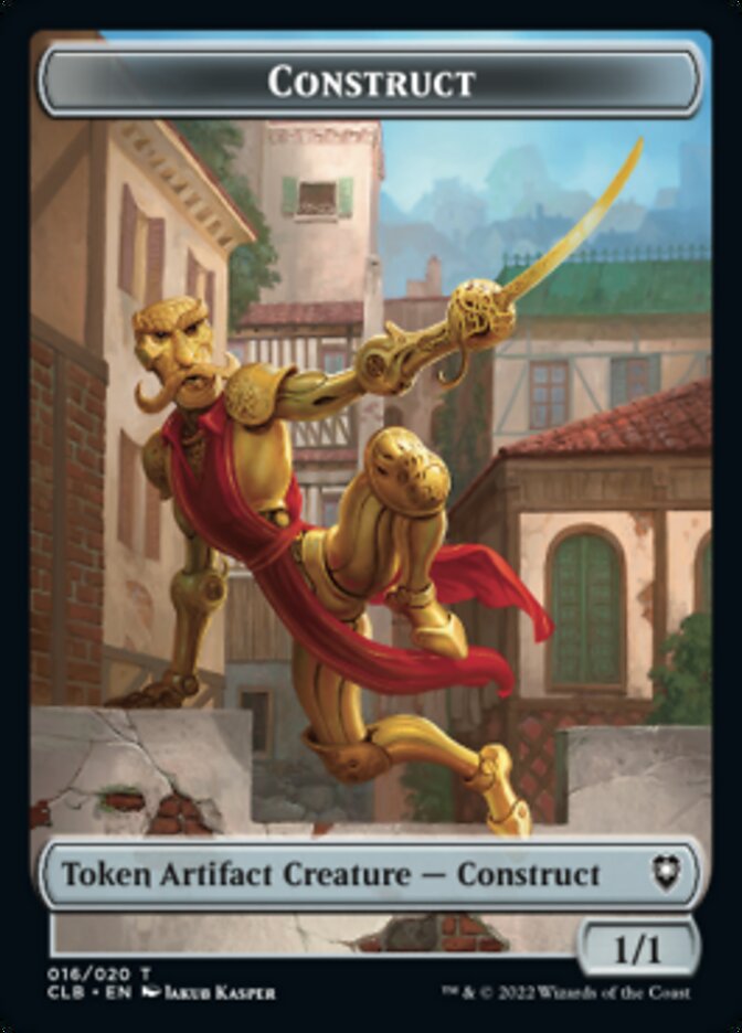 Construct Token [Commander Legends: Battle for Baldur's Gate Tokens] | Fandemonia Ltd