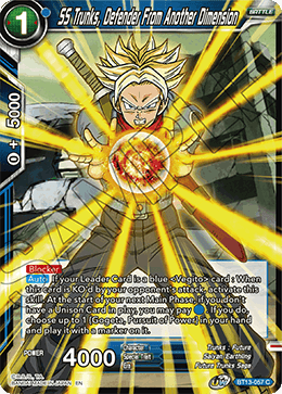 SS Trunks, Defender From Another Dimension (Common) [BT13-057] | Fandemonia Ltd