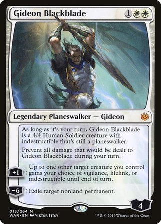 Gideon Blackblade [War of the Spark] | Fandemonia Ltd