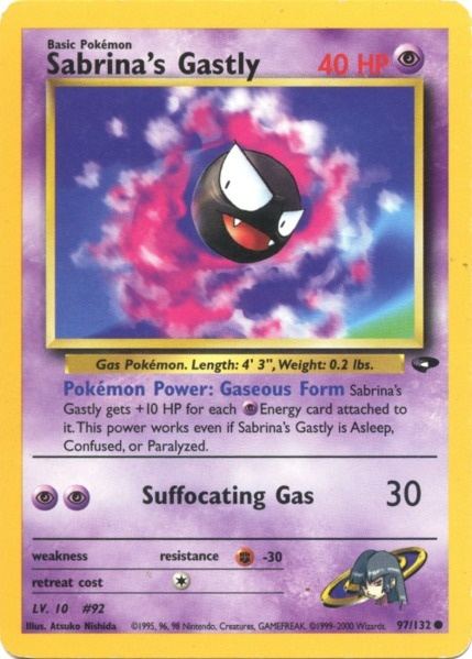 Sabrina's Gastly (97/132) [Gym Challenge Unlimited] | Fandemonia Ltd