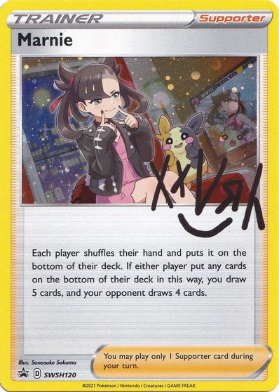 Marnie (SWSH120) [Sword & Shield: Black Star Promos] | Fandemonia Ltd