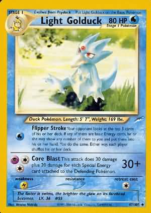 Light Golduck (47/105) [Neo Destiny Unlimited] | Fandemonia Ltd