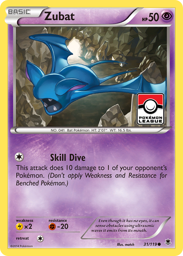 Zubat (31/119) [XY: Phantom Forces] | Fandemonia Ltd