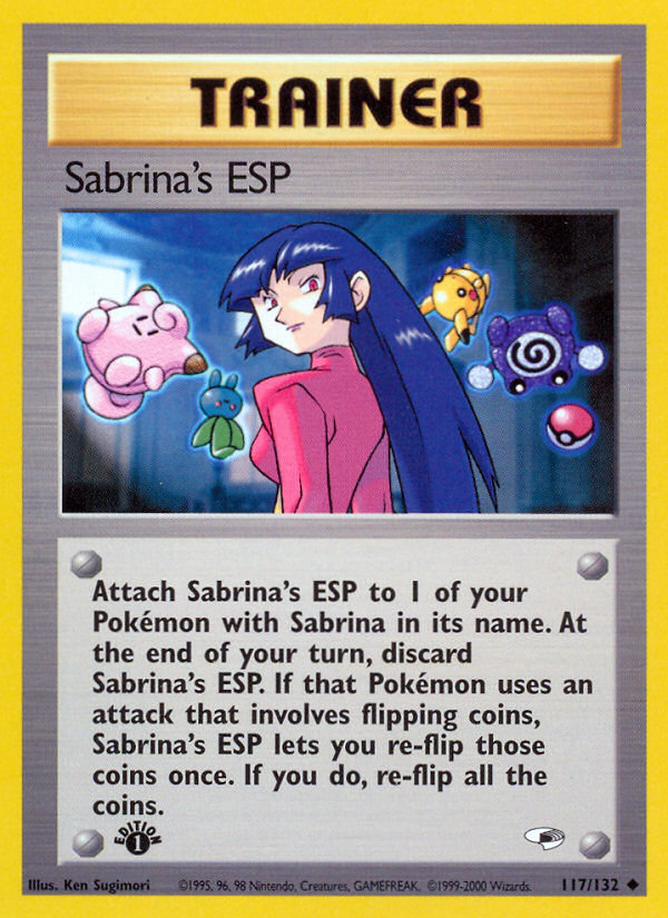 Sabrina's ESP (117/132) [Gym Heroes 1st Edition] | Fandemonia Ltd