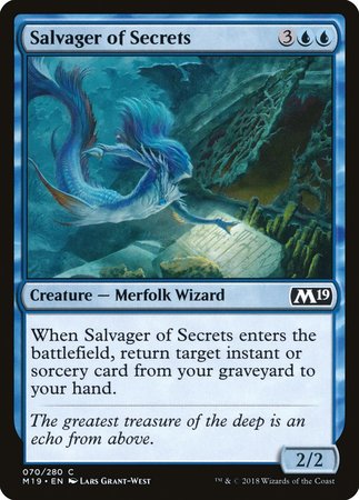 Salvager of Secrets [Core Set 2019] | Fandemonia Ltd