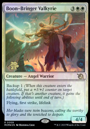 Boon-Bringer Valkyrie [March of the Machine Prerelease Promos] | Fandemonia Ltd