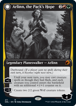 Arlinn, the Pack's Hope // Arlinn, the Moon's Fury [Innistrad: Double Feature] | Fandemonia Ltd