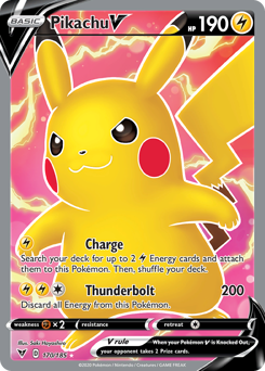 Pikachu V (170/185) [Sword & Shield: Vivid Voltage] | Fandemonia Ltd