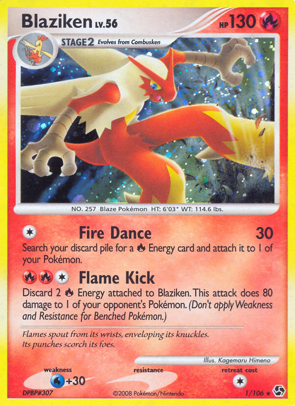 Blaziken (1/106) [Diamond & Pearl: Great Encounters] | Fandemonia Ltd