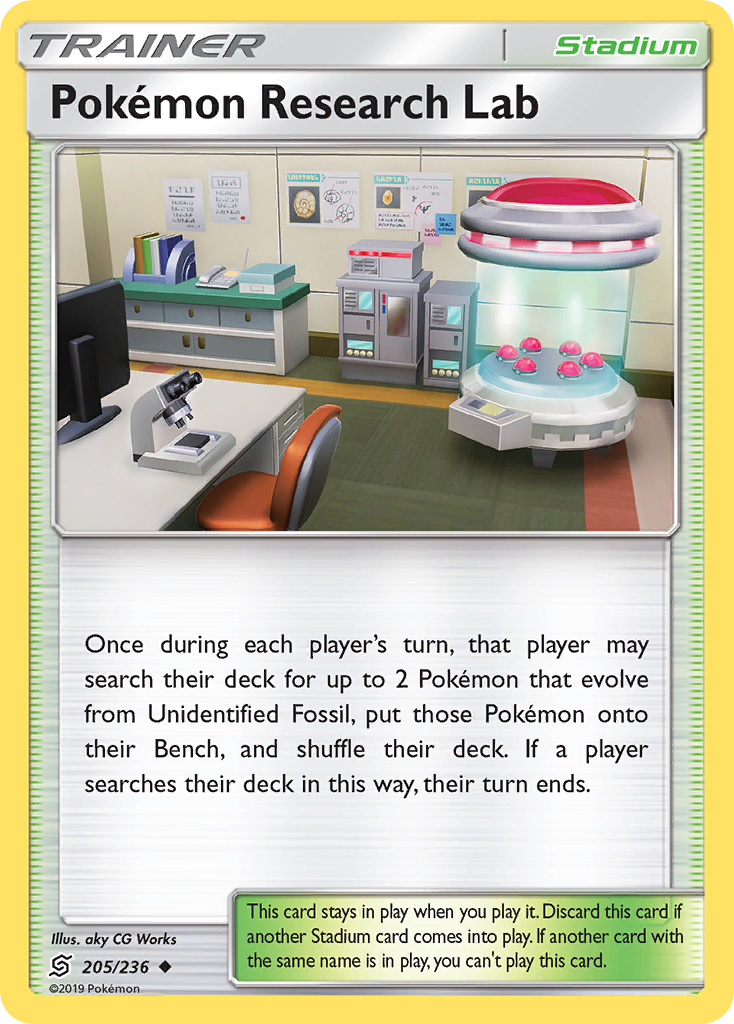 Pokemon Research Lab (205/236) [Sun & Moon: Unified Minds] | Fandemonia Ltd