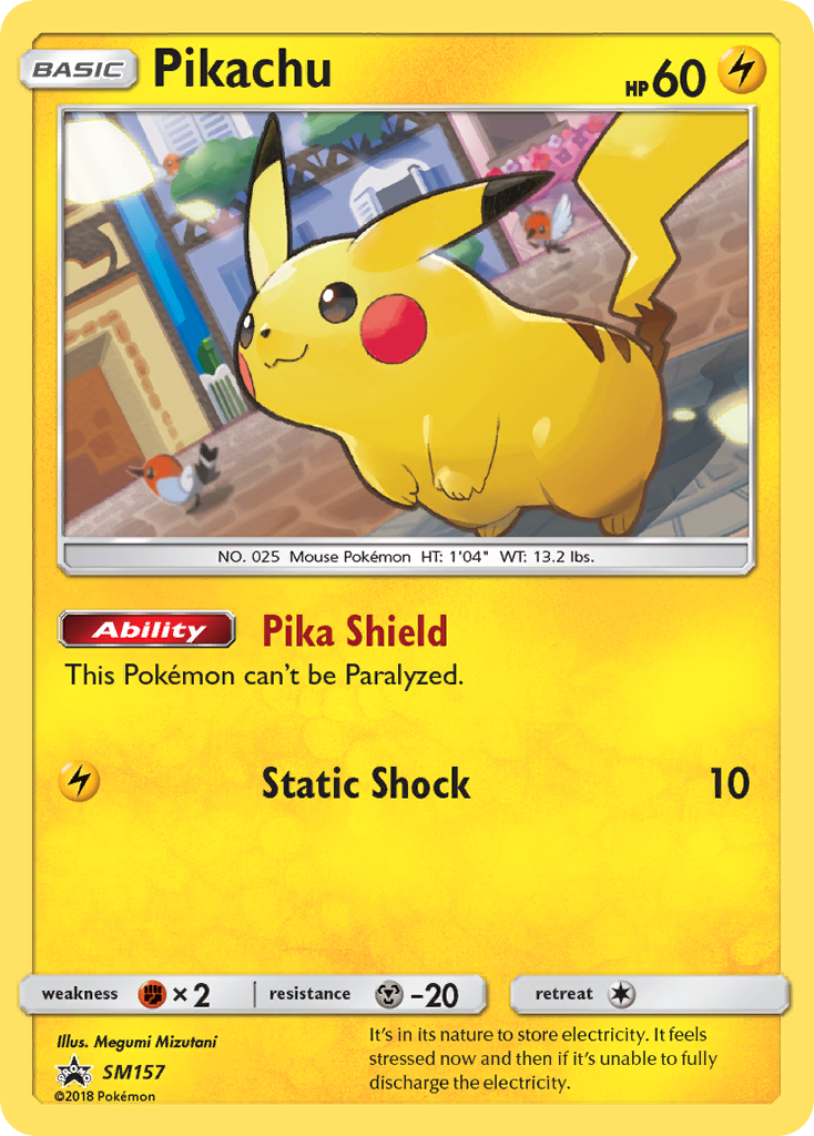 Pikachu (SM157) [Sun & Moon: Black Star Promos] | Fandemonia Ltd