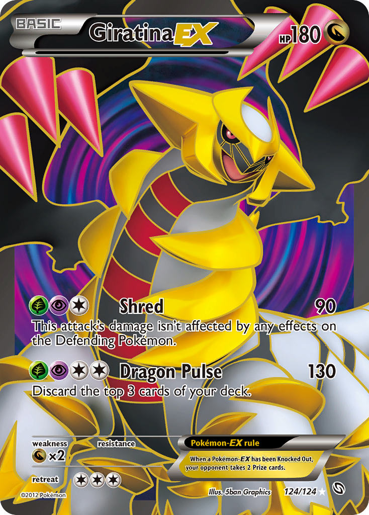 Giratina EX (124/124) [Black & White: Dragons Exalted] | Fandemonia Ltd