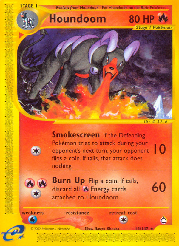 Houndoom (14/147) [Aquapolis] | Fandemonia Ltd