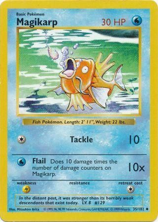 Magikarp (35/102) [Base Set Shadowless Unlimited] | Fandemonia Ltd