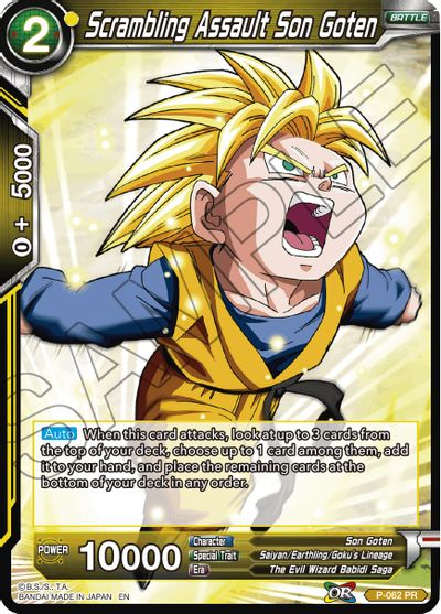 Scrambling Assault Son Goten (Reprint) (P-062) [Battle Evolution Booster] | Fandemonia Ltd