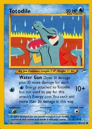 Totodile (85/105) [Neo Destiny Unlimited] | Fandemonia Ltd