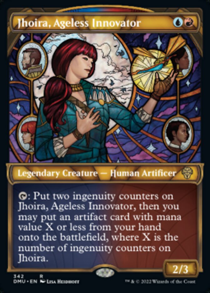 Jhoira, Ageless Innovator (Showcase Textured) [Dominaria United] | Fandemonia Ltd