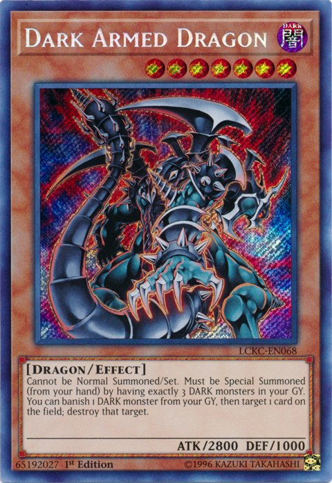 Dark Armed Dragon [LCKC-EN068] Secret Rare | Fandemonia Ltd