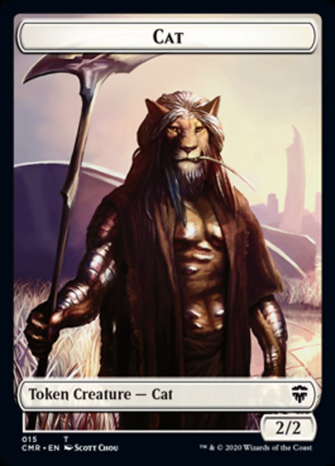 Cat // Soldier Token [Commander Legends Tokens] | Fandemonia Ltd