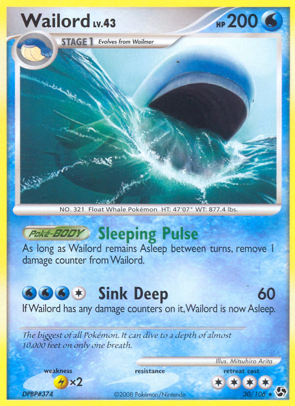 Wailord (30/106) [Diamond & Pearl: Great Encounters] | Fandemonia Ltd