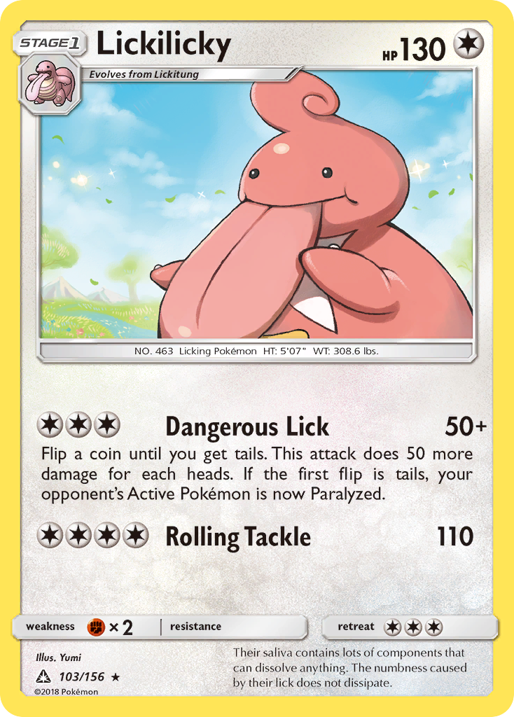 Lickilicky (103/156) [Sun & Moon: Ultra Prism] | Fandemonia Ltd