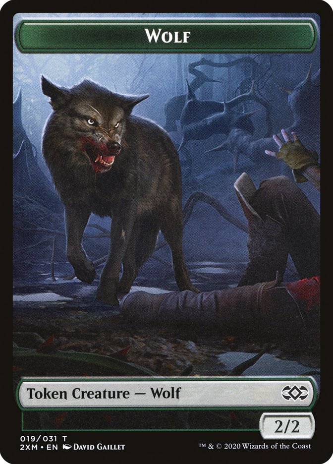 Wolf Token [Double Masters] | Fandemonia Ltd