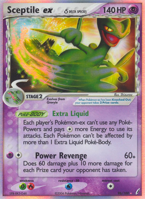 Sceptile ex (96/100) (Delta Species) [EX: Crystal Guardians] | Fandemonia Ltd