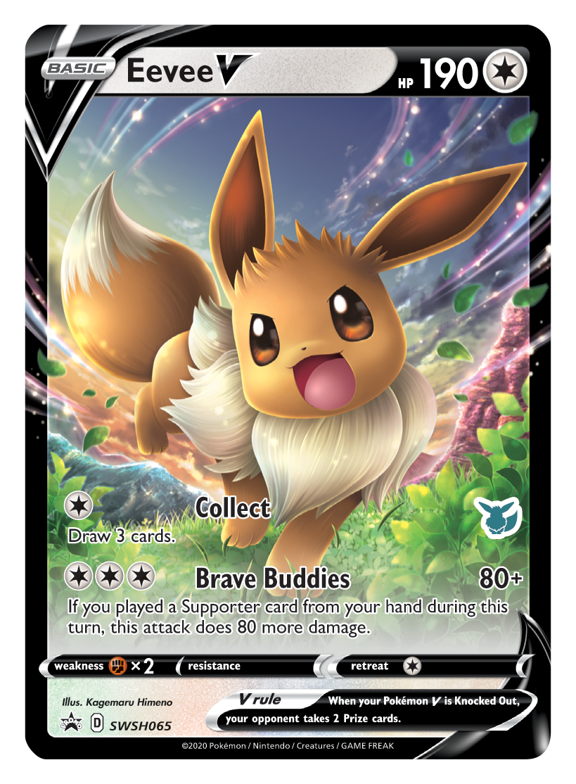 Eevee V (SWSH065) (Eevee Deck) [Battle Academy 2022] | Fandemonia Ltd