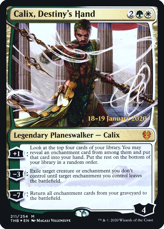 Calix, Destiny's Hand [Theros Beyond Death Prerelease Promos] | Fandemonia Ltd