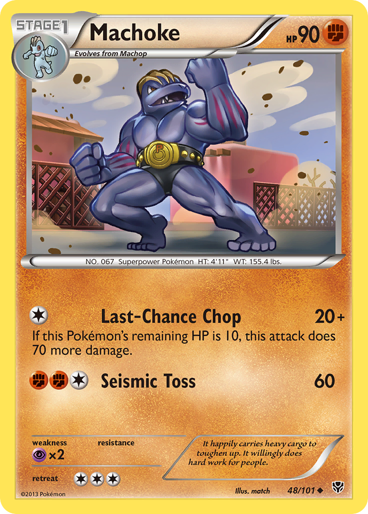 Machoke (48/101) [Black & White: Plasma Blast] | Fandemonia Ltd