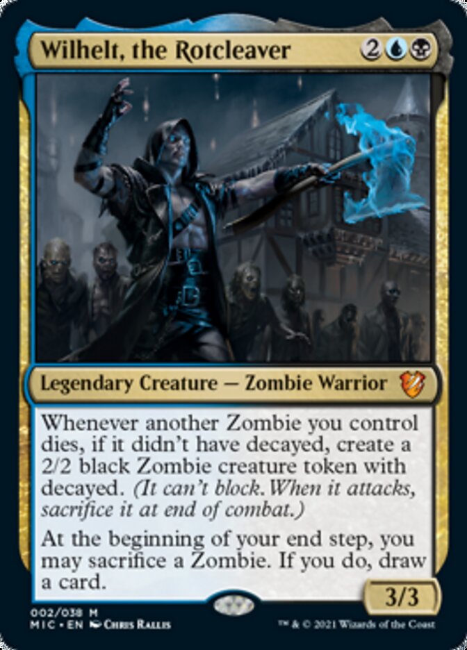 Wilhelt, the Rotcleaver (Display Commander) [Innistrad: Midnight Hunt Commander] | Fandemonia Ltd