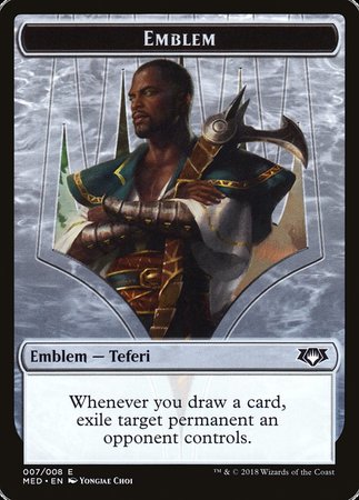 Emblem - Teferi, Hero of Dominaria [Mythic Edition Tokens] | Fandemonia Ltd