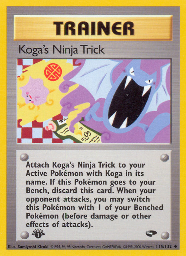 Koga's Ninja Trick (115/132) [Gym Challenge 1st Edition] | Fandemonia Ltd