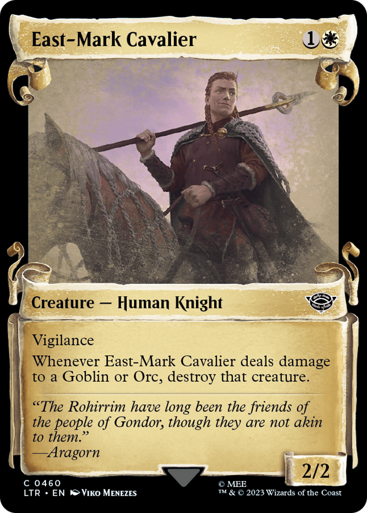 East-Mark Cavalier [The Lord of the Rings: Tales of Middle-Earth Showcase Scrolls] | Fandemonia Ltd