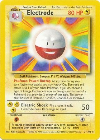 Electrode (21/102) [Base Set Unlimited] | Fandemonia Ltd