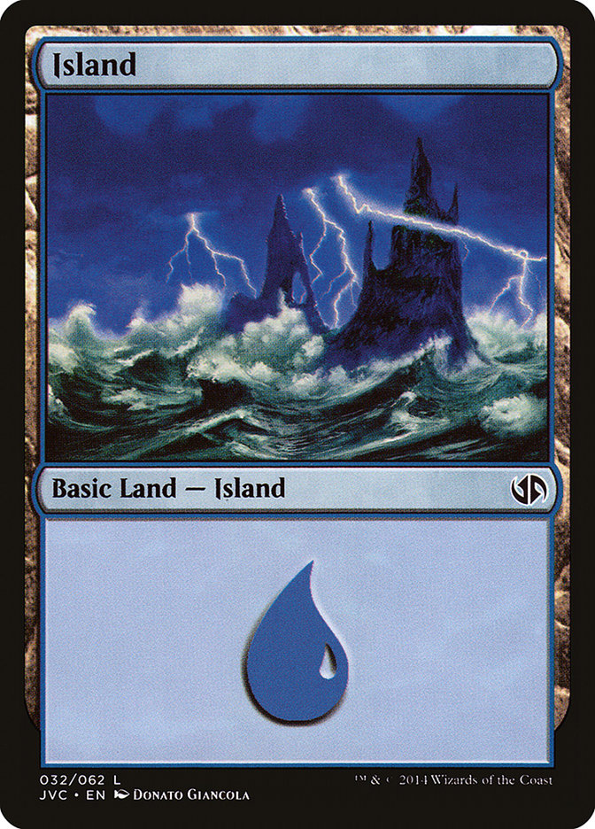 Island (32) [Duel Decks Anthology] | Fandemonia Ltd