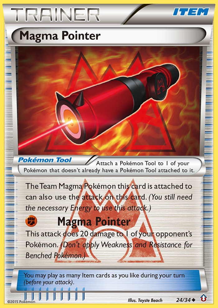 Magma Pointer (24/34) [XY: Double Crisis] | Fandemonia Ltd