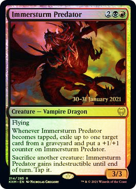 Immersturm Predator  [Kaldheim Prerelease Promos] | Fandemonia Ltd