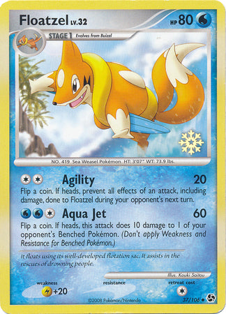 Floatzel (37/106) [Countdown Calendar Promos] | Fandemonia Ltd