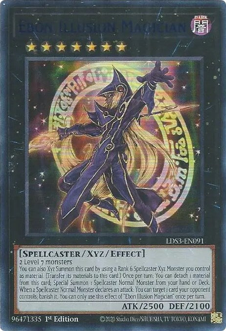 Ebon Illusion Magician (Blue) [LDS3-EN091] Ultra Rare | Fandemonia Ltd