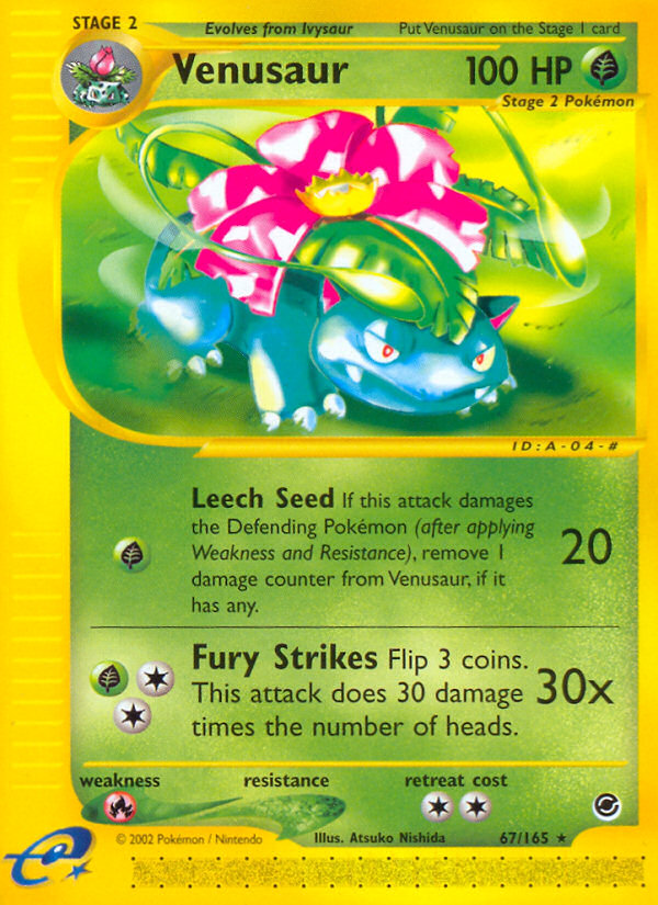 Venusaur (67/165) [Expedition: Base Set] | Fandemonia Ltd