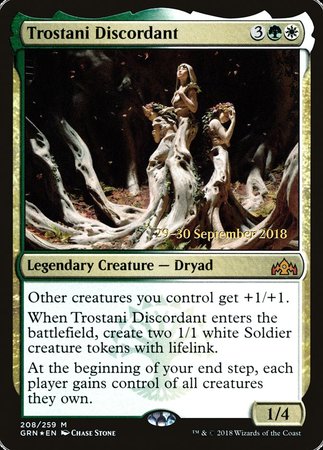 Trostani Discordant [Guilds of Ravnica Promos] | Fandemonia Ltd