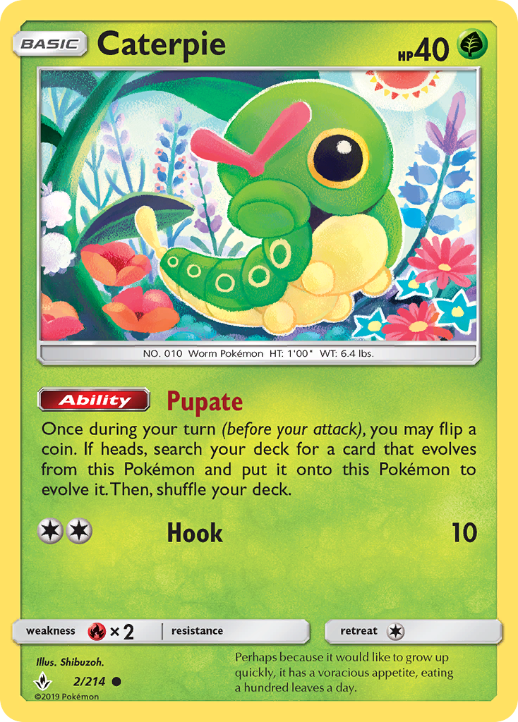 Caterpie (2/214) [Sun & Moon: Unbroken Bonds] | Fandemonia Ltd