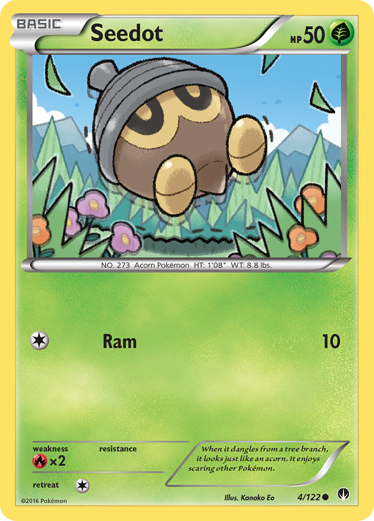 Seedot (4/122) [XY: BREAKpoint] | Fandemonia Ltd