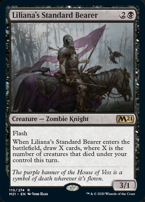 Liliana's Standard Bearer [Core Set 2021] | Fandemonia Ltd